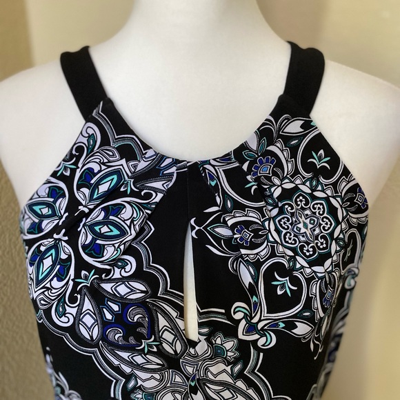 NWT WHBM Floral Print Midi Dress - Picture 2 of 8